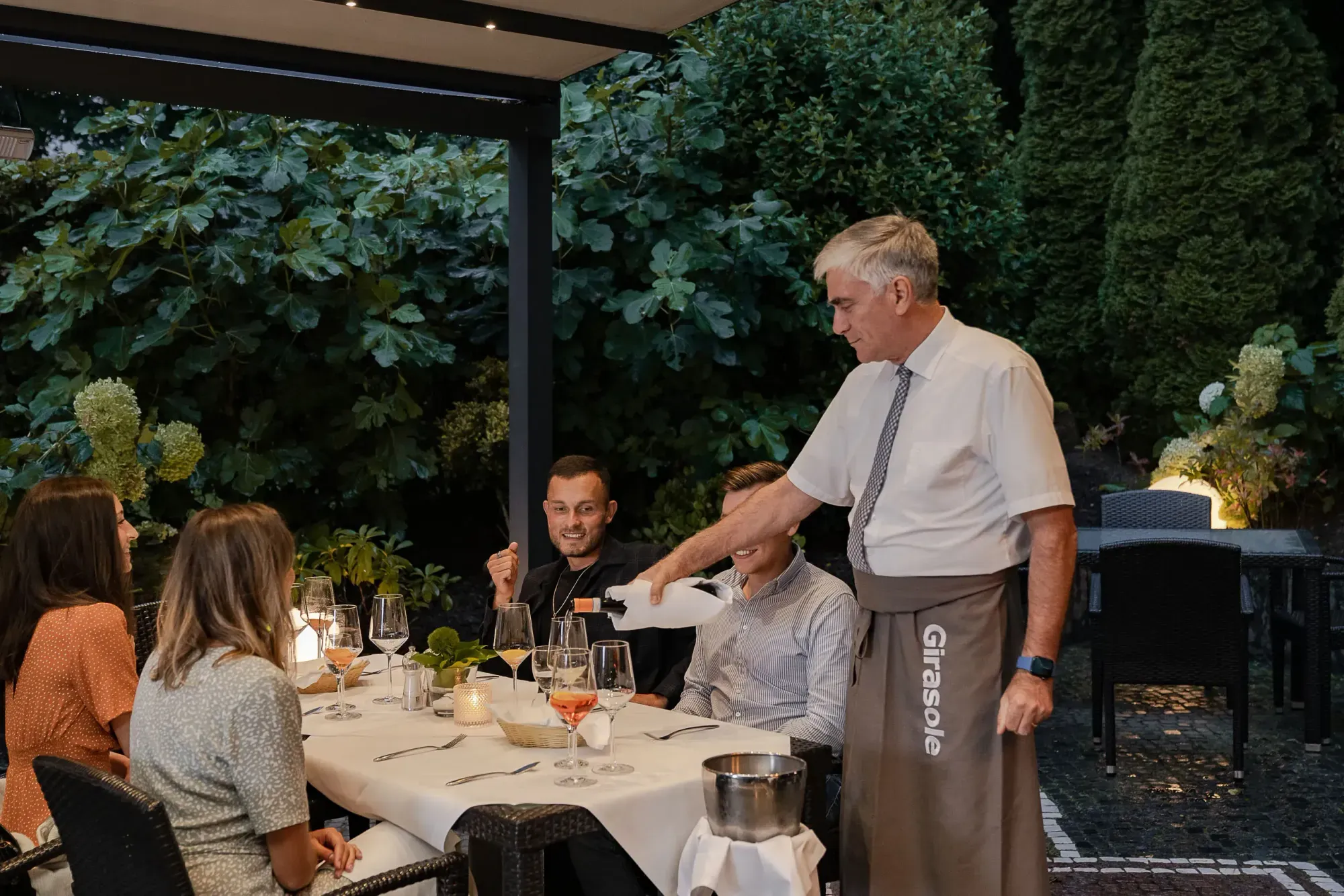 Gastronomiefotografie Ristorante Girasole – Fine Italian Dining – Impression Klein & Rose