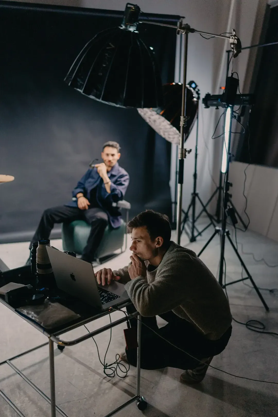 Masilla portrait: behind the scenes in the studio with lighting