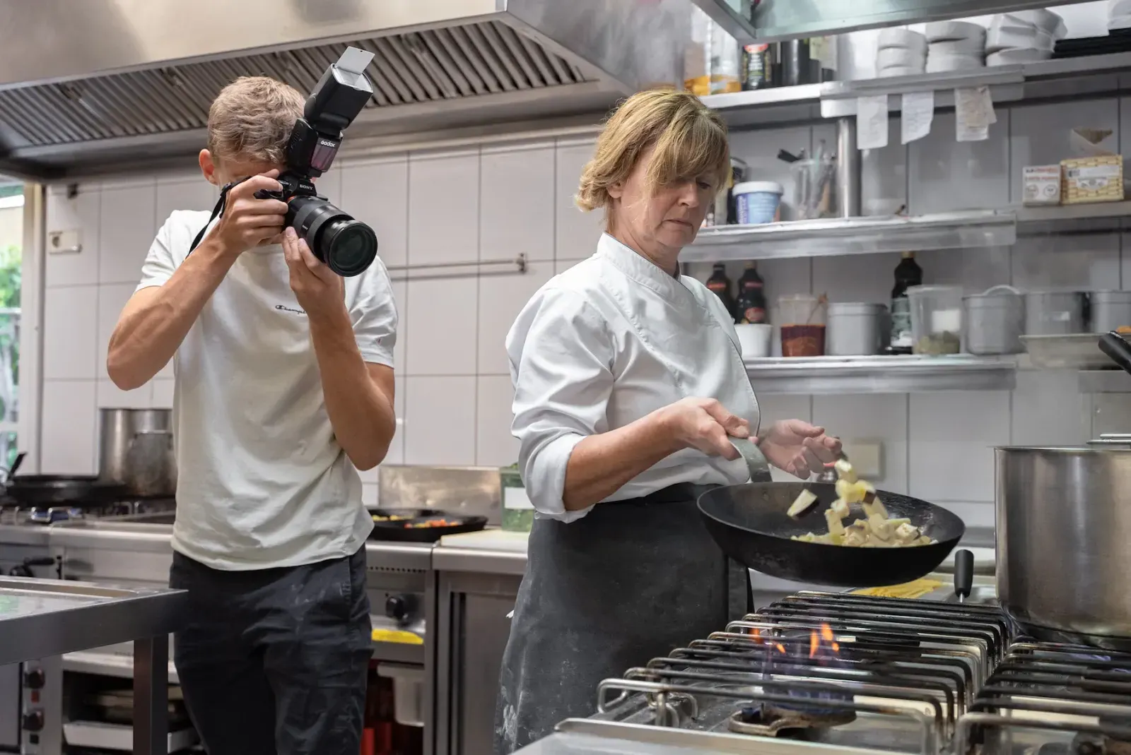Ristorante Girasole Behind the Scenes - Gerichtfotografie