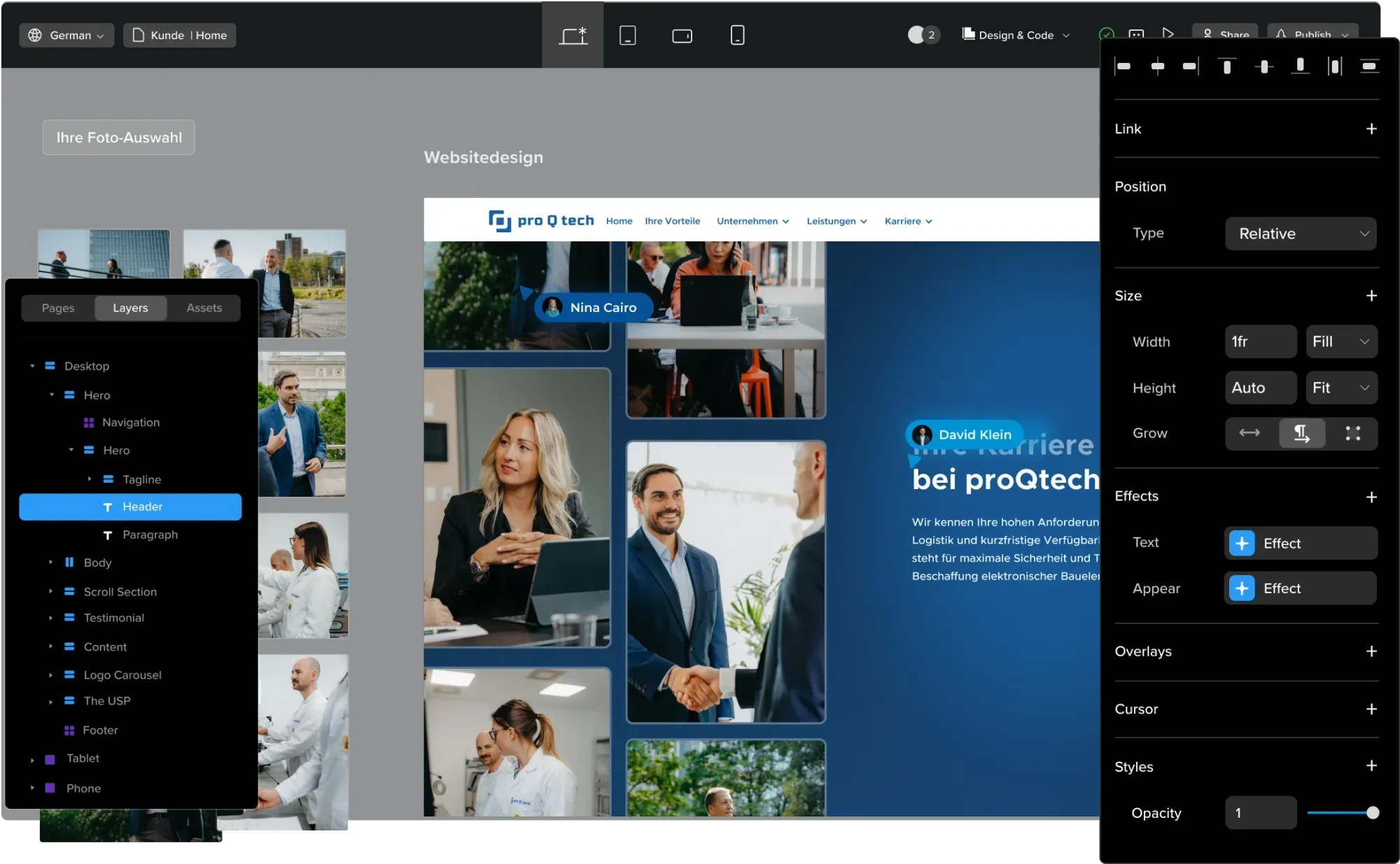 Behind the Scenes – Website-Entwicklung bei Klein & Rose