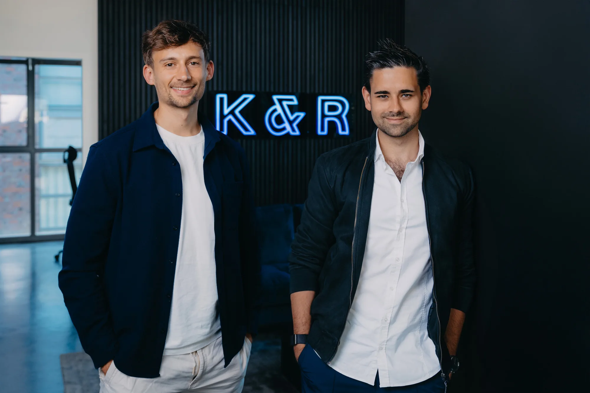 David Klein und Nicolas Rose, Gruender und Geschaeftsfuehrer der Klein und Rose GmbH