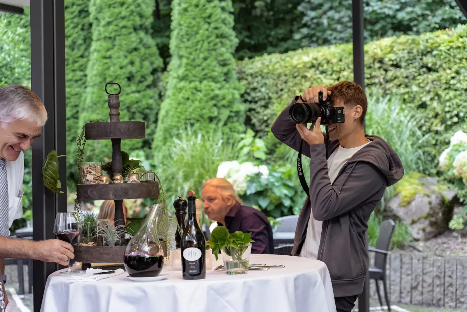 Ristorante Girasole Behind the Scenes - Food-Fotografie Setup