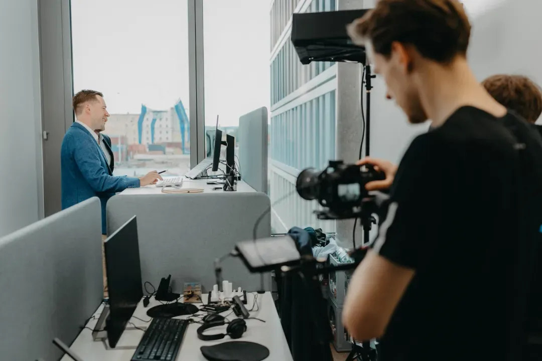 Venture Advisory Partners Behind the Scenes - Teamfoto Setup
