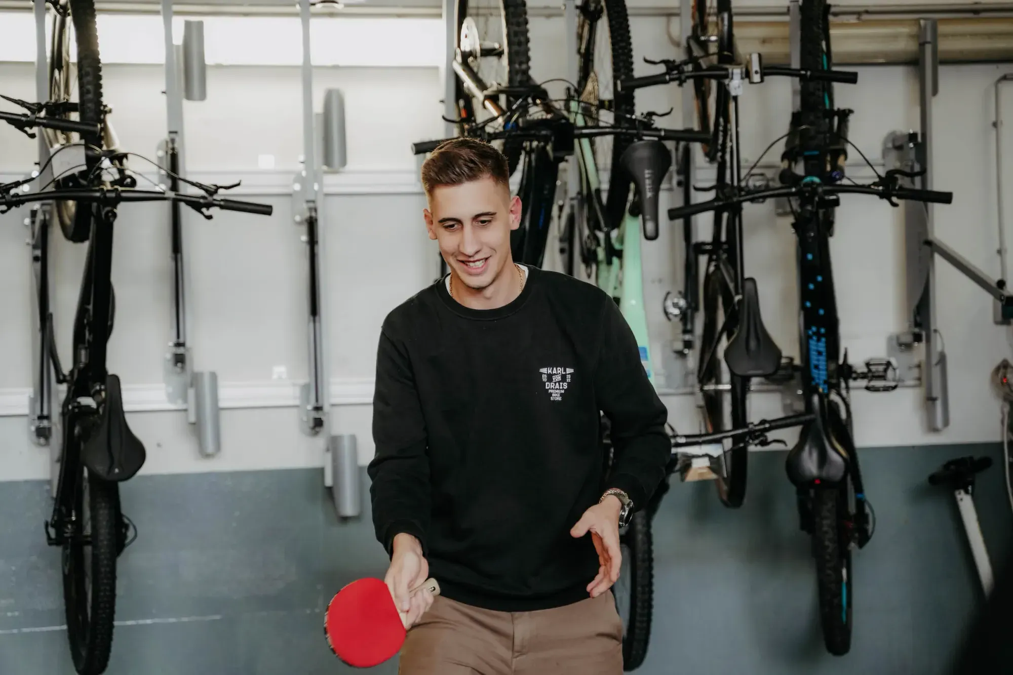 KVD Bikestore – Employer Branding Brandshooting – Detailaufnahme Projekt