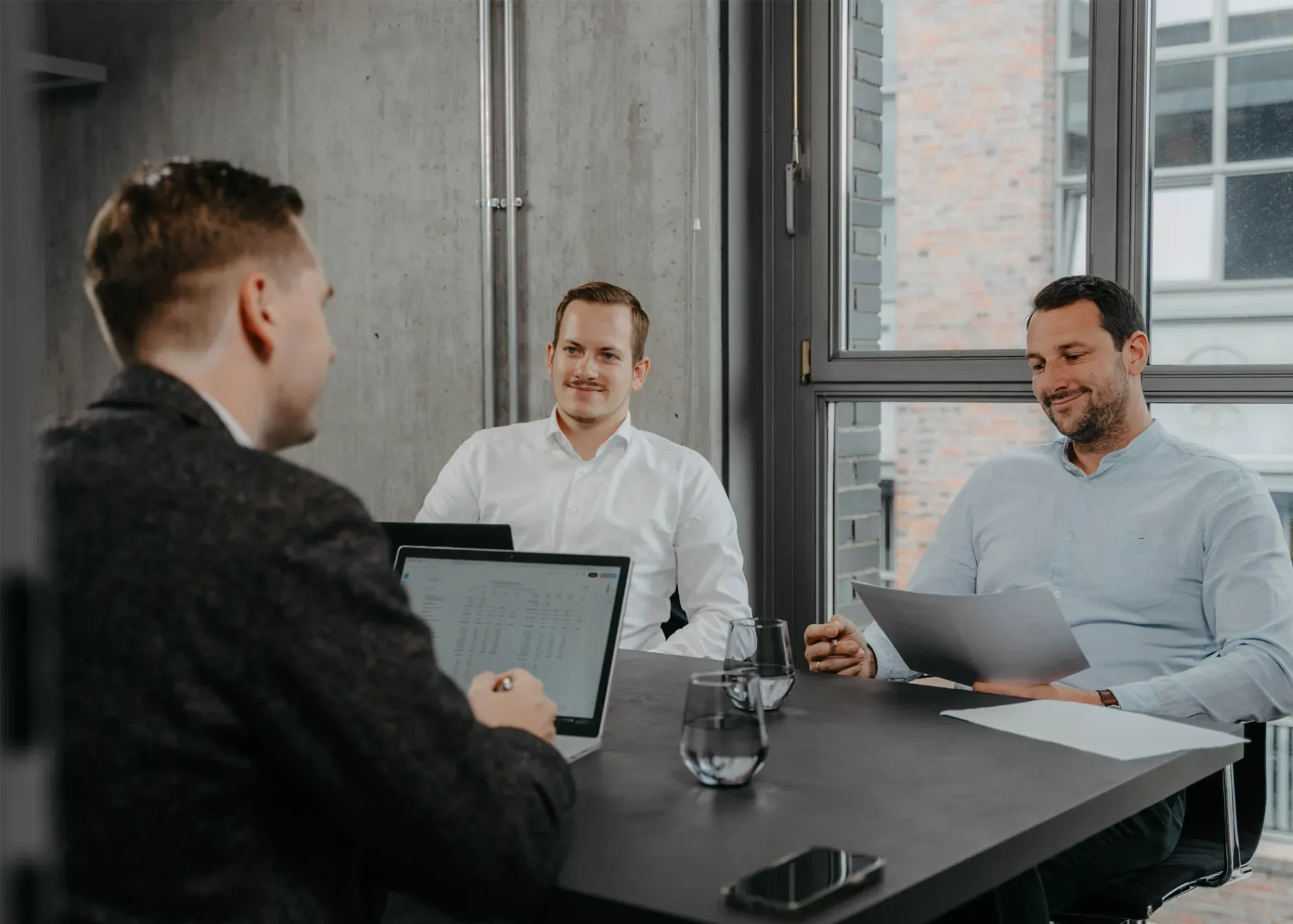 Venture Advisory Partners GmbH Webdesign-Detail – User Experience von Klein & Rose Frankfurt